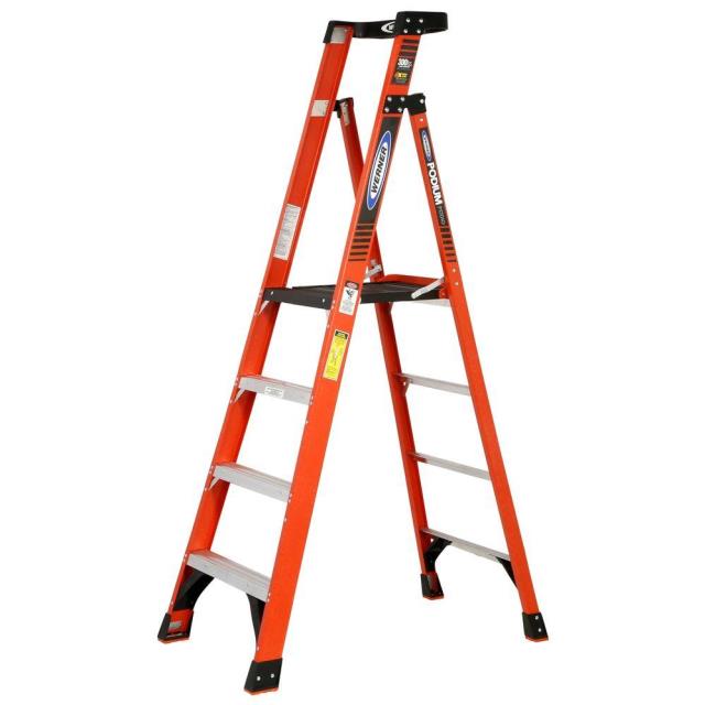 Rental store for Werner IA Fiberglass 10  Podium Ladder in Boston MA