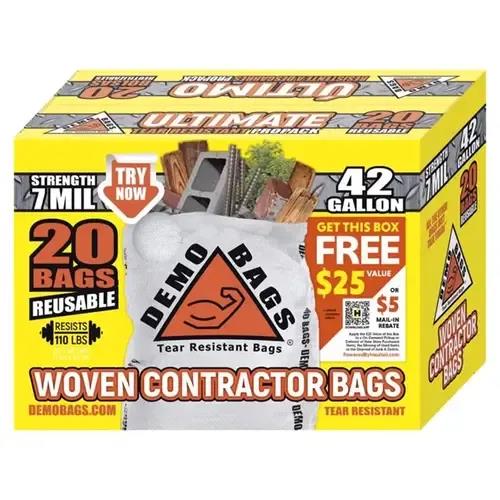 Rental store for Woven Demo Bag, 42gl, 30 x52 , 20 bx in Boston MA