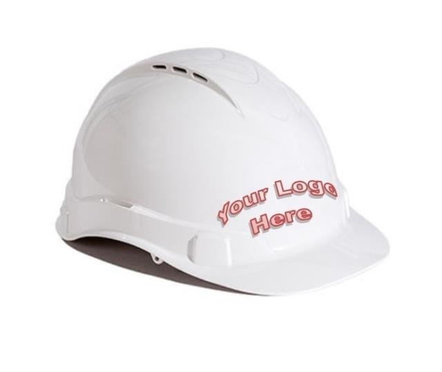 Rental store for Vented Logo Hard Hat - Call For Pricing in Boston MA