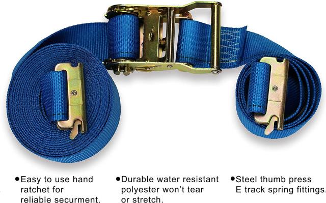 Rental store for 2”x20’ E Track Ratchet Strap in Boston MA