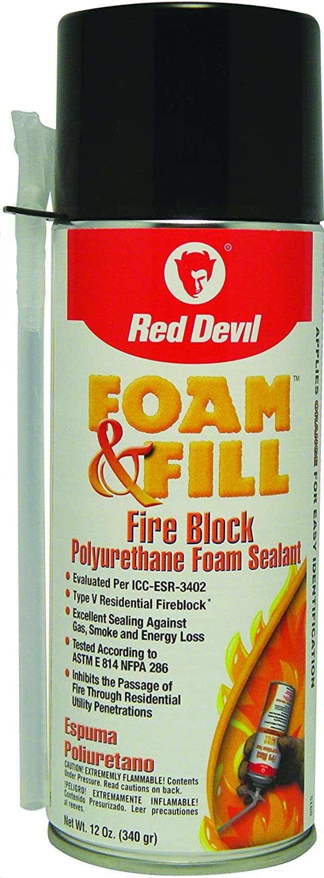 Rental store for Red Devil Fire Block Foam 12oz. in Boston MA