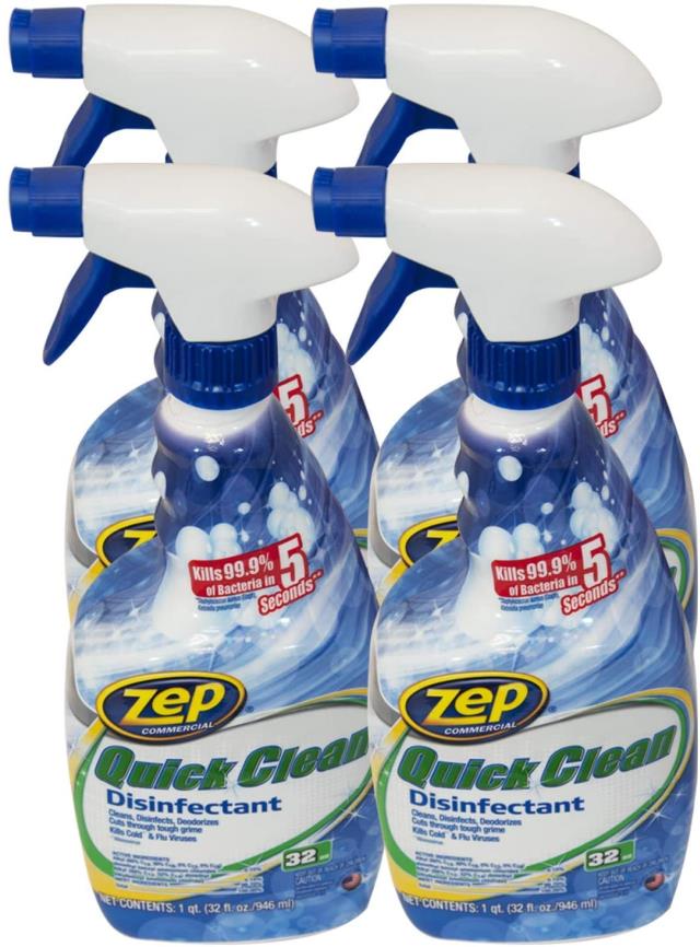Rental store for ZEP QuickClean Disinfectant Cleaner 32oz in Boston MA